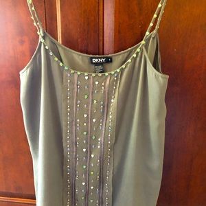 Super cute silk DKNY tank